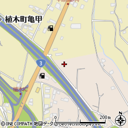 熊本県熊本市北区植木町大井62-3周辺の地図
