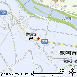 熊本県菊池市泗水町南田島630周辺の地図