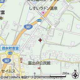 熊本県菊池市泗水町吉富2488周辺の地図