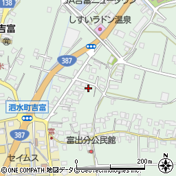 熊本県菊池市泗水町吉富2487周辺の地図