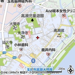 熊本県玉名市高瀬328周辺の地図