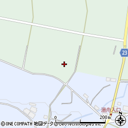 熊本県菊池市旭志小原周辺の地図