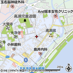 熊本県玉名市高瀬131周辺の地図