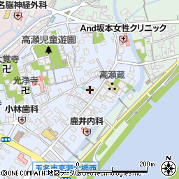 熊本県玉名市高瀬143周辺の地図