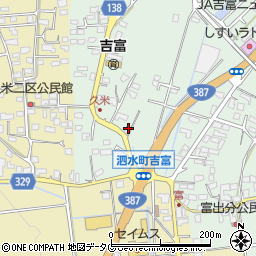 熊本県菊池市泗水町吉富2625周辺の地図