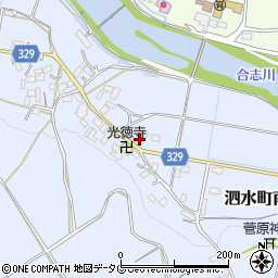 熊本県菊池市泗水町南田島632周辺の地図