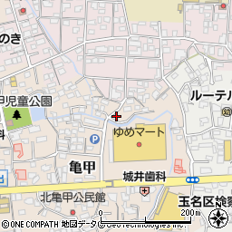 熊本県玉名市亀甲280-5周辺の地図