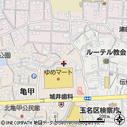 熊本県玉名市亀甲280-13周辺の地図