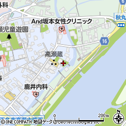 熊本県玉名市高瀬78周辺の地図
