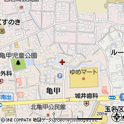 熊本県玉名市亀甲278-3周辺の地図