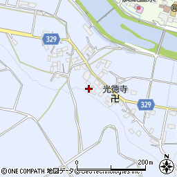 熊本県菊池市泗水町南田島1733周辺の地図