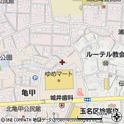 熊本県玉名市亀甲280-11周辺の地図