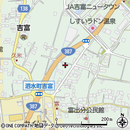 熊本県菊池市泗水町吉富2514周辺の地図