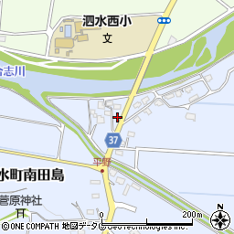 熊本県菊池市泗水町南田島506周辺の地図