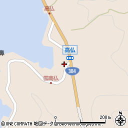 長崎県南松浦郡新上五島町荒川郷484-2周辺の地図