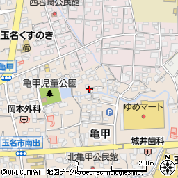 熊本県玉名市亀甲269周辺の地図