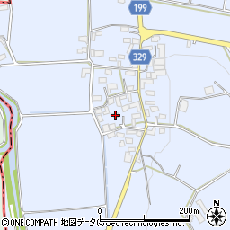 熊本県菊池市泗水町南田島1106周辺の地図