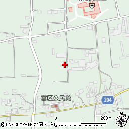 熊本県菊池市泗水町吉富2140周辺の地図