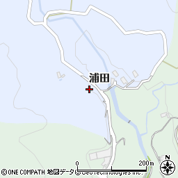 熊本県玉名郡玉東町浦田8周辺の地図