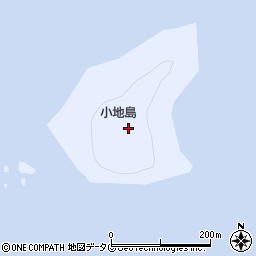 愛媛県南宇和郡愛南町小地島周辺の地図