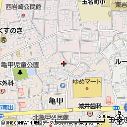 熊本県玉名市亀甲275-8周辺の地図