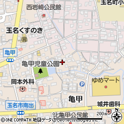 熊本県玉名市亀甲270周辺の地図