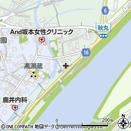 熊本県玉名市秋丸315周辺の地図