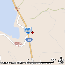 長崎県南松浦郡新上五島町荒川郷486周辺の地図