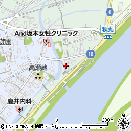 熊本県玉名市秋丸318周辺の地図