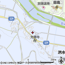 熊本県菊池市泗水町南田島668-2周辺の地図