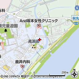 熊本県玉名市高瀬68周辺の地図