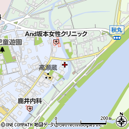 熊本県玉名市高瀬59周辺の地図