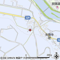 熊本県菊池市泗水町南田島1182-2周辺の地図