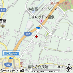 熊本県菊池市泗水町吉富2504周辺の地図