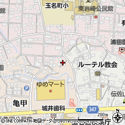 熊本県玉名市亀甲122周辺の地図