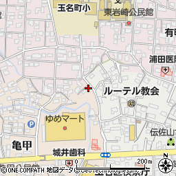 熊本県玉名市亀甲122-2周辺の地図