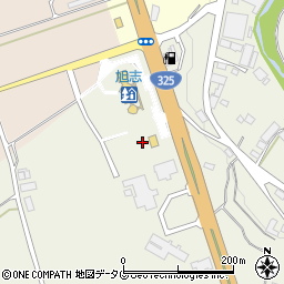 菊池市商工会旭志支所周辺の地図