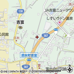 熊本県菊池市泗水町吉富2540周辺の地図
