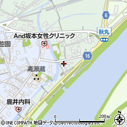 熊本県玉名市秋丸316周辺の地図