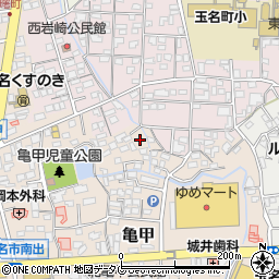 熊本県玉名市亀甲275-7周辺の地図