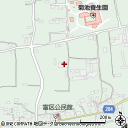 熊本県菊池市泗水町吉富2139周辺の地図