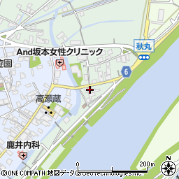 熊本県玉名市秋丸314-1周辺の地図