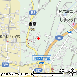 熊本県菊池市泗水町吉富2621周辺の地図