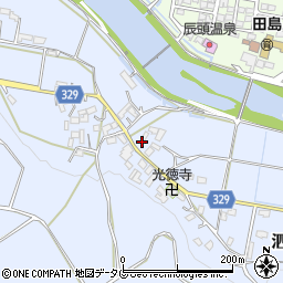 熊本県菊池市泗水町南田島674周辺の地図