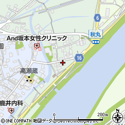 熊本県玉名市秋丸314周辺の地図