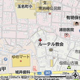 熊本県玉名市繁根木6-8周辺の地図
