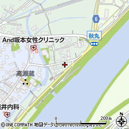 熊本県玉名市秋丸310周辺の地図