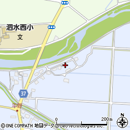 熊本県菊池市泗水町南田島474周辺の地図