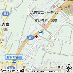 熊本県菊池市泗水町吉富2502周辺の地図