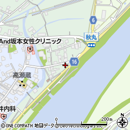 熊本県玉名市秋丸310-3周辺の地図